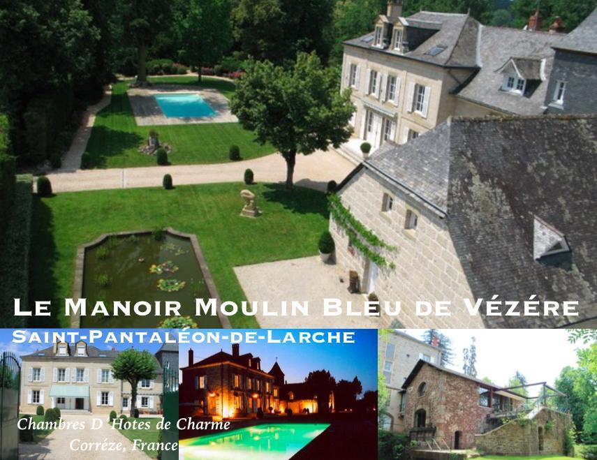 French Correze Moulin Bleu Hotel Saint-Pantaleon-de-Larche Bilik gambar